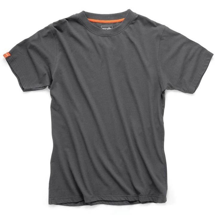 Scruffs Eco Worker Mens Grey Classic Short Sleeve Professional T-Shirt