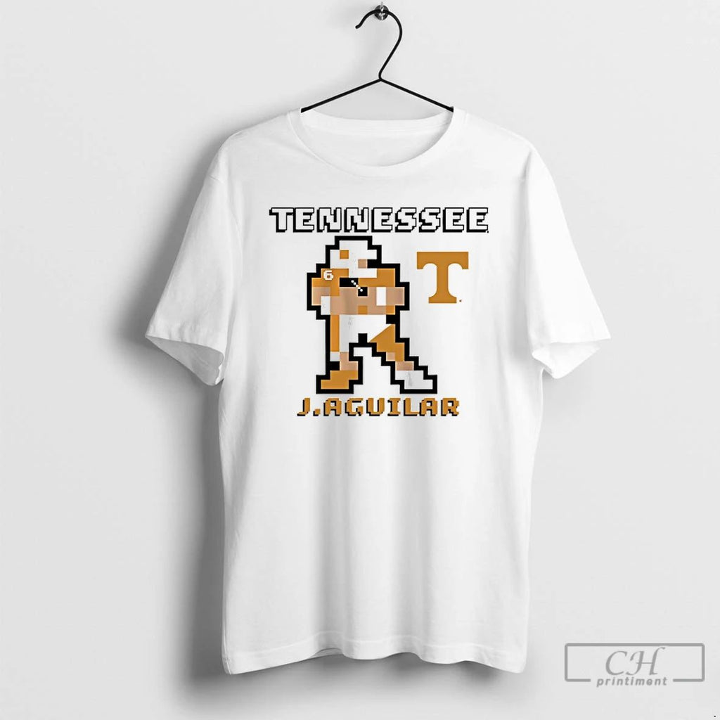 Classic Joey Aguilar Tennessee Vols Football Retro Baller T Shirts
