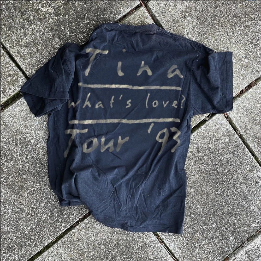 1993 Tina Turner What's Love Tour Rare T-Shirt Black S