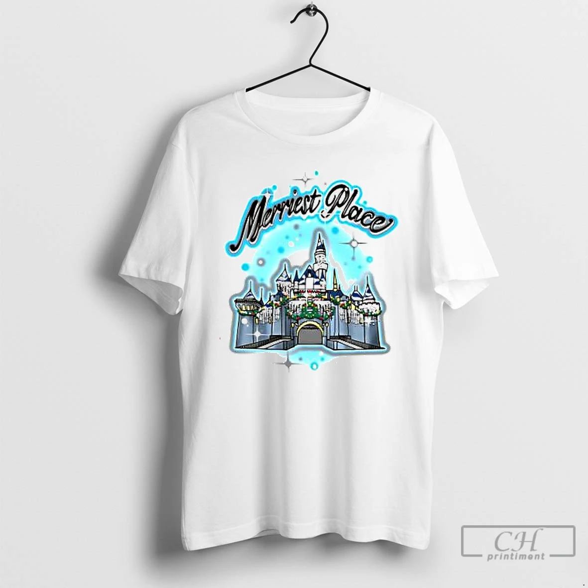 Premium Merriest Place Merry Christmas T Shirts