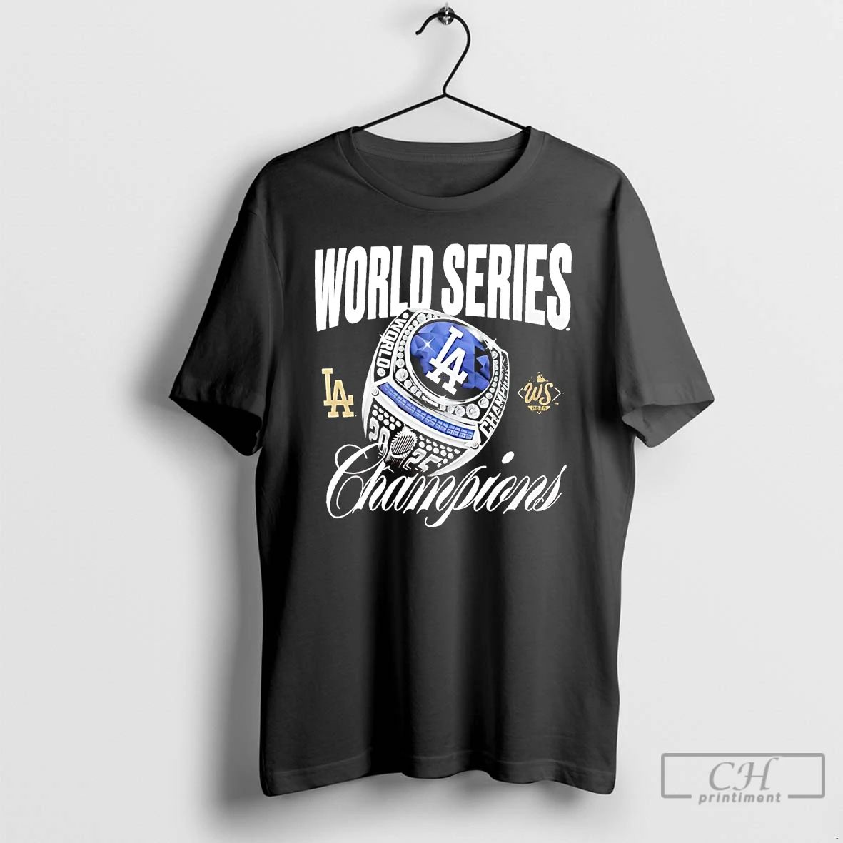 Classic Los Angeles Dodgers Ring 2025 World Series Champions T Shirts