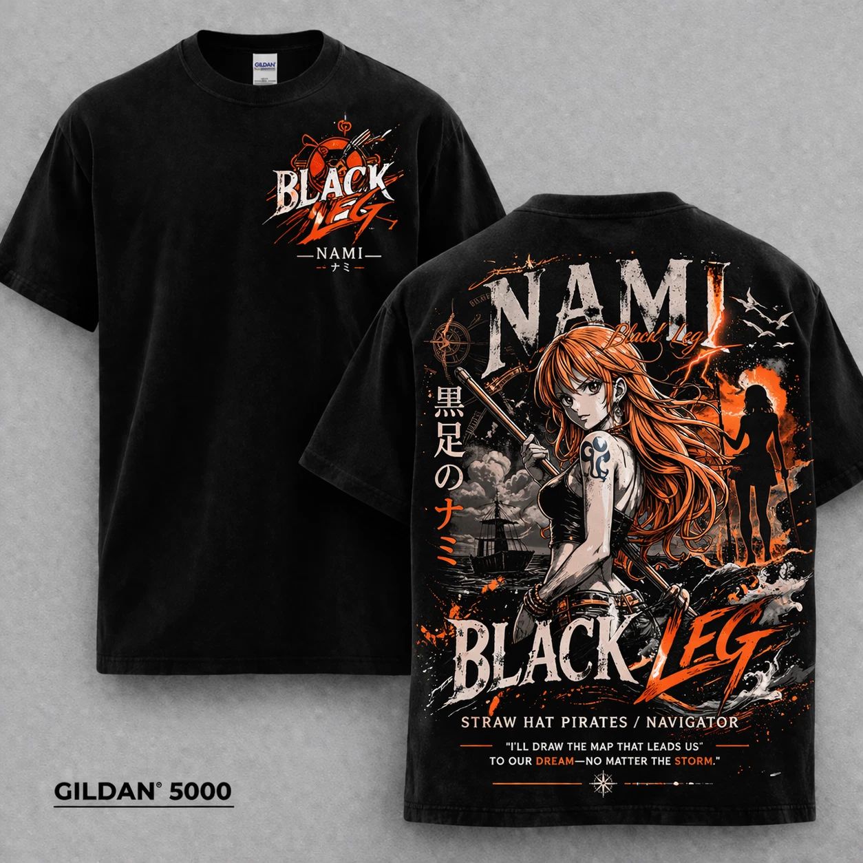 Nami T-Shirt – Anime Unisex Gift