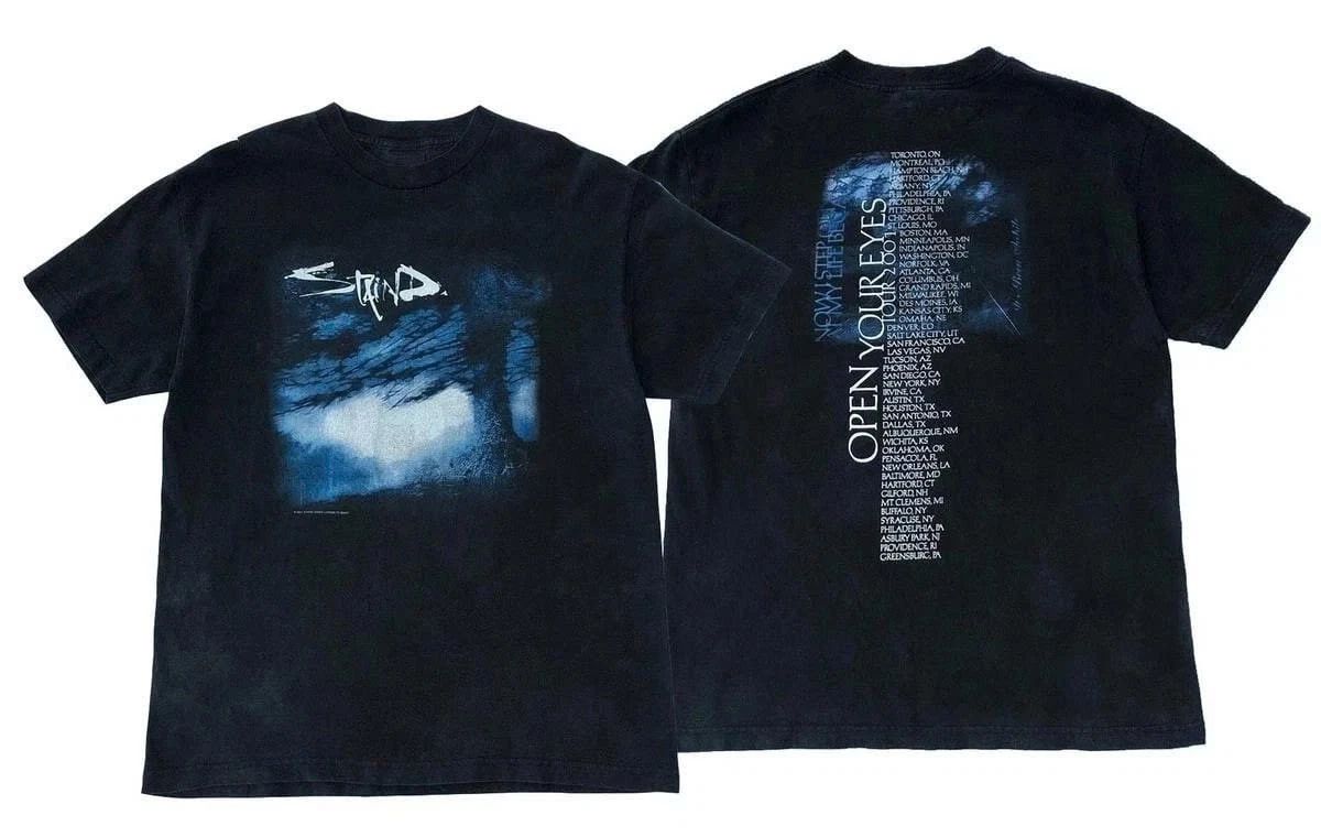 Retro Staind Band Trendy Graphic Custom Two Sides Unisex T-Shirt