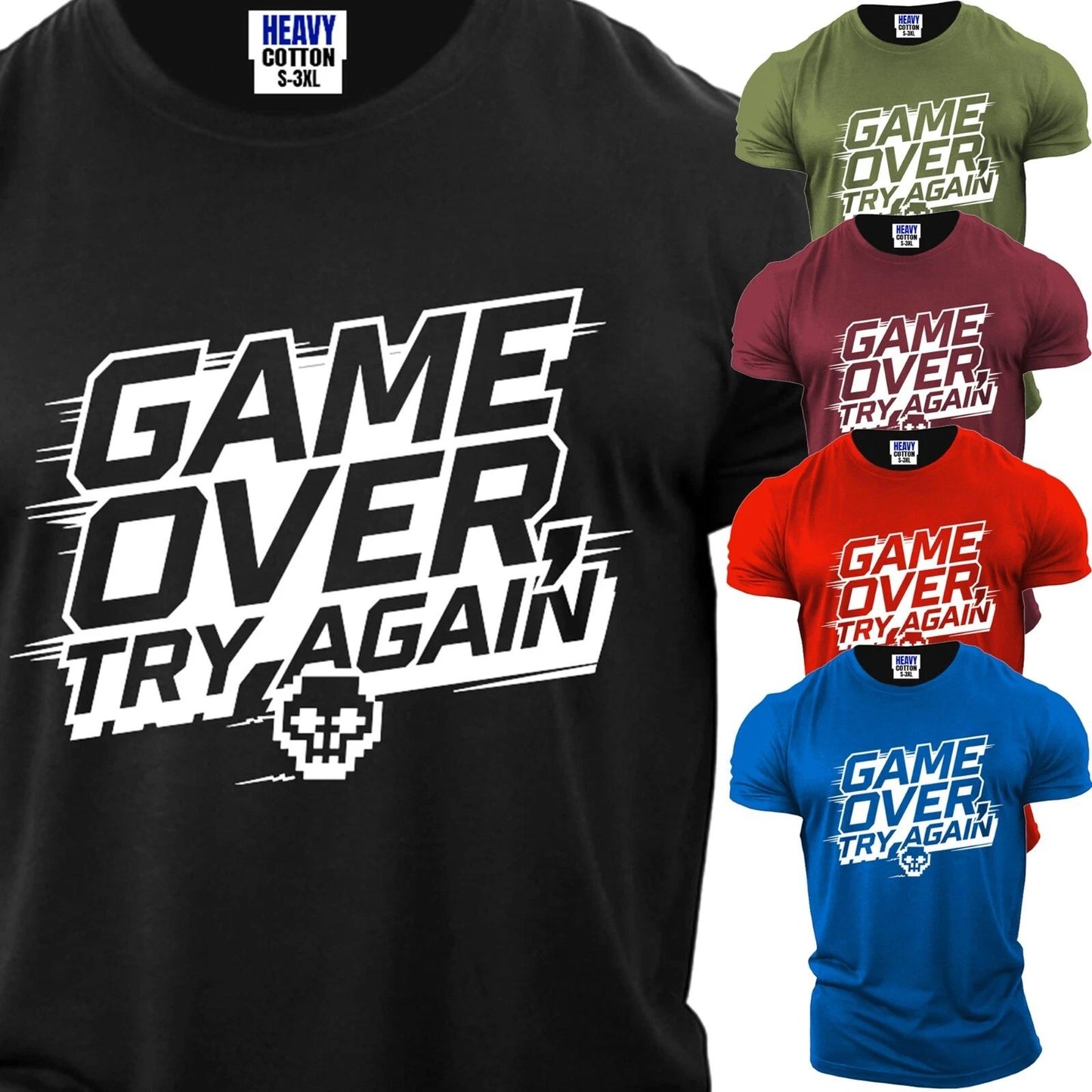 Funny Men's Gaming Lover's Short Sleeves T-Shirt New USA Birthday Gift Tee S-3XL