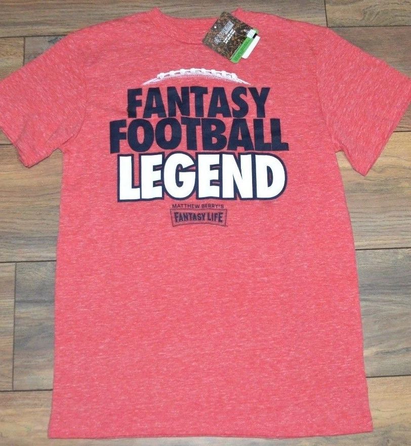 Matthew Berry's Fantasy Life FANTASY FOOTBALL LEGEND Football T-Shirt RED Tee