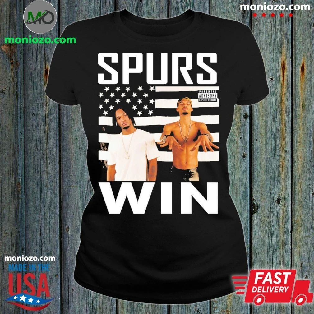 Victor Wembanyama and Stephon Castle Spurs Win-Outkast -Stankonia Inspired T-Shirt