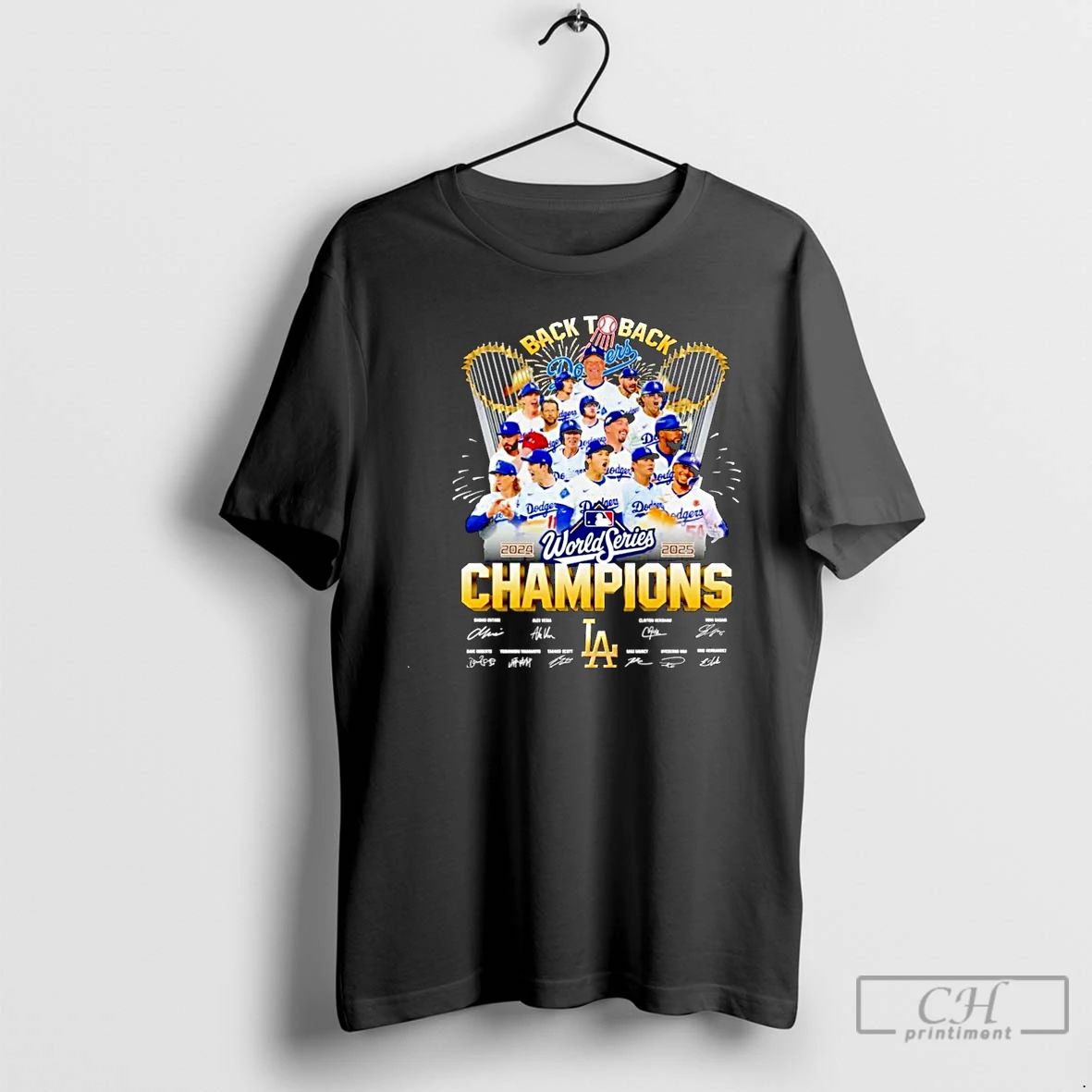 Classic Los Angeles Dodgers 2024 2025 World Series Champions Back2back Graphic Christmas T Shirts