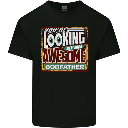 An Awesome Godfather Mens Light Cotton T-Shirt