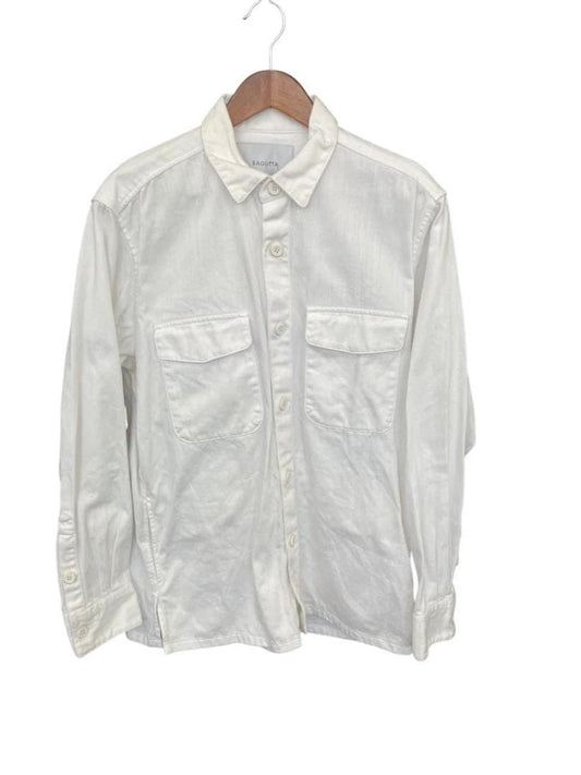 Bagutta Long Sleeve White Shirt M Size Casual Stylish Design