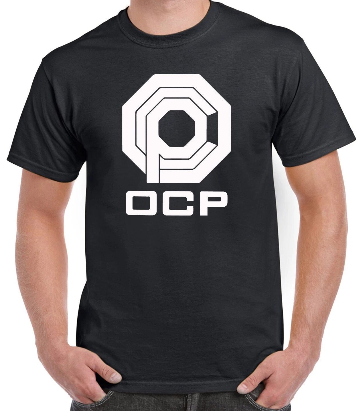 OCP Retro Sci Fi Movie Inspired Movie T-shirt