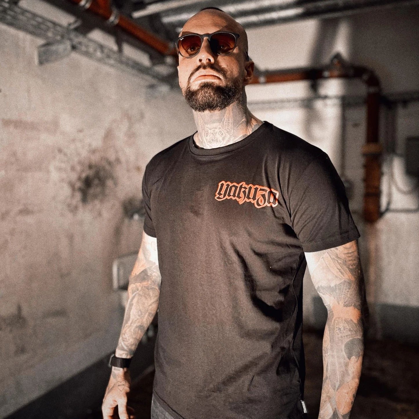 New Yakuza Men's Blacks Regular Basic T-Shirt - Black