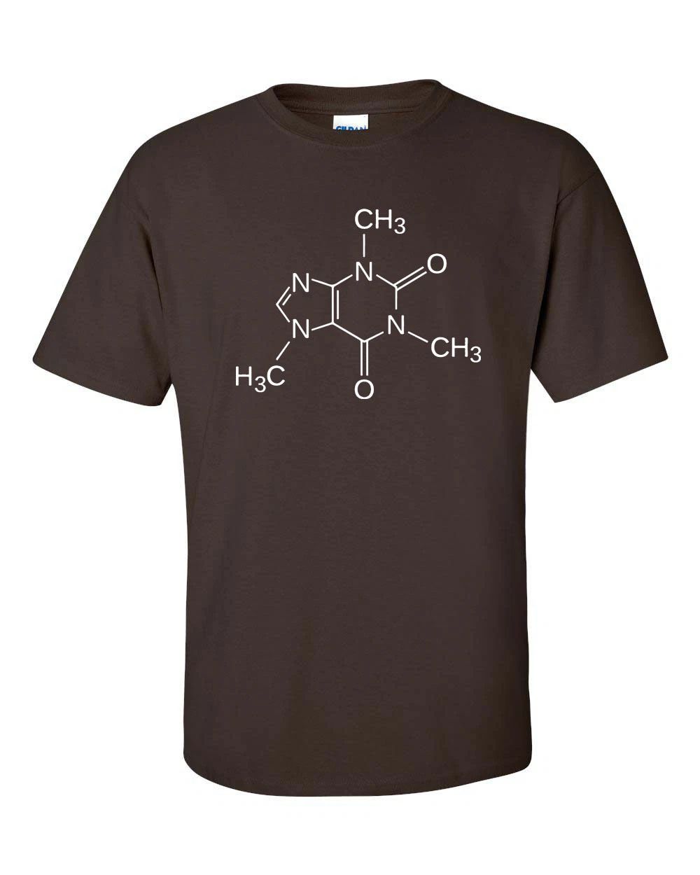 Caffeine Molecule Coffee Drinker Sheldon Cooper Science  Men's Tee Shirt 556