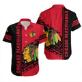 Chicago Blackhawks Hawaiian Shirt Urban Stripe 198148