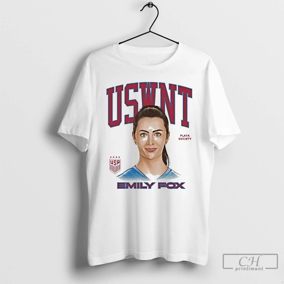 Classic Uswnt Emily Fox Player T Shirts