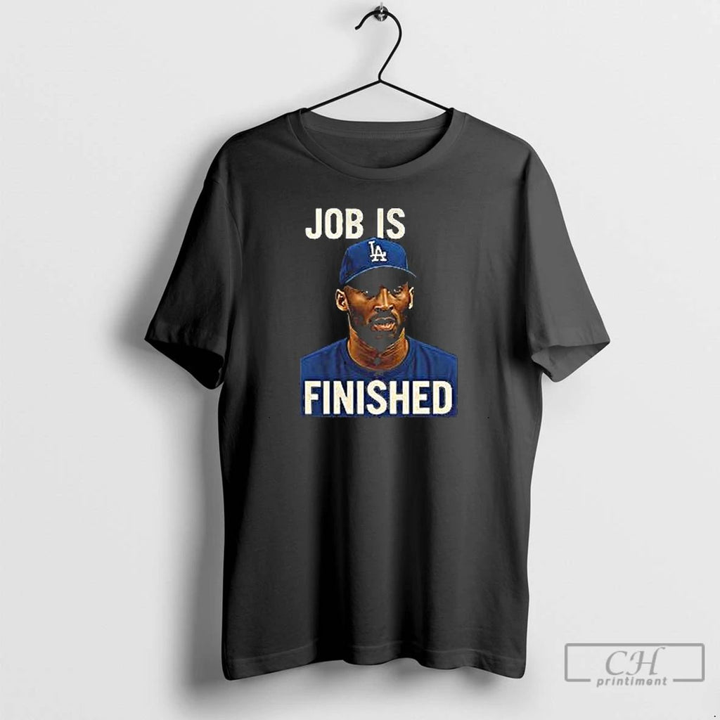 Premium Los Angeles Dodgers Job Is Finished T Shirts