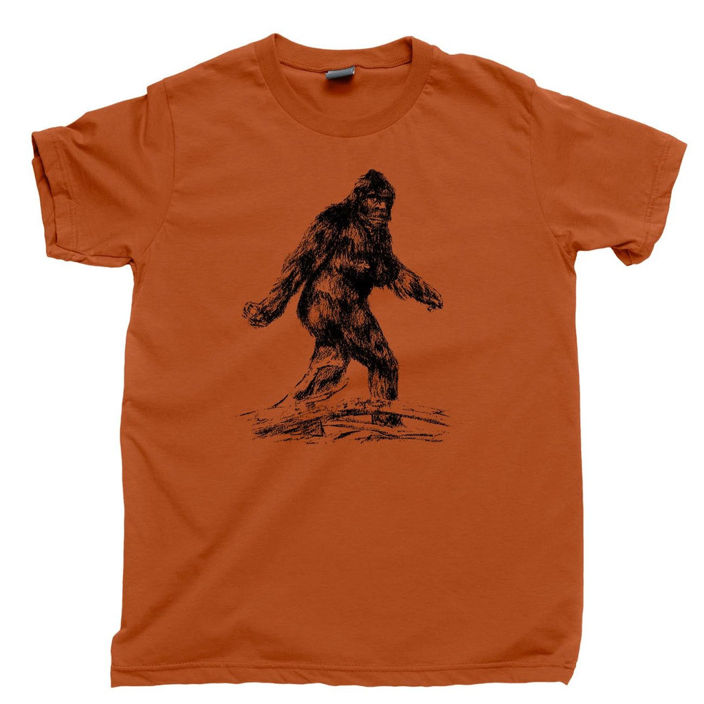 Big Foot T Shirt Loch Ness Nessie Cryptid Cryptozoology Cryptozoologist UFO Tee
