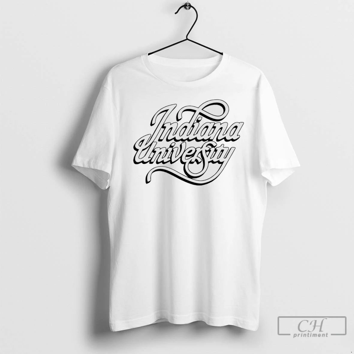 Premium 1980s Indiana University Logo Script