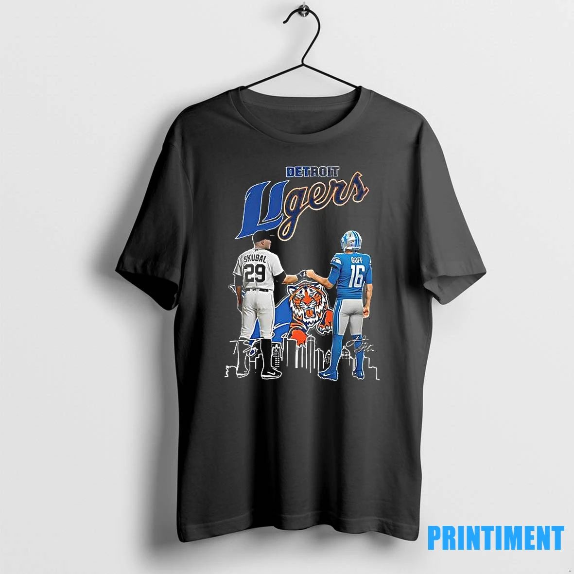 Detroit Lions X Detroit Tigers Legend Signature 2025 Tshirts Sweater
