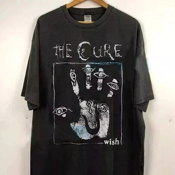 Vintage 90s The Cure T-shirt, Classic Retro Concert Black Unisex Shirt S-5XL