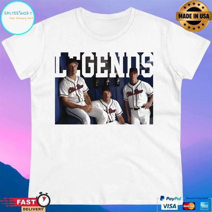 Legends Greg Maddux, John Smoltz And Tom Glavine The Big Three Atlanta Braves T-shirt
