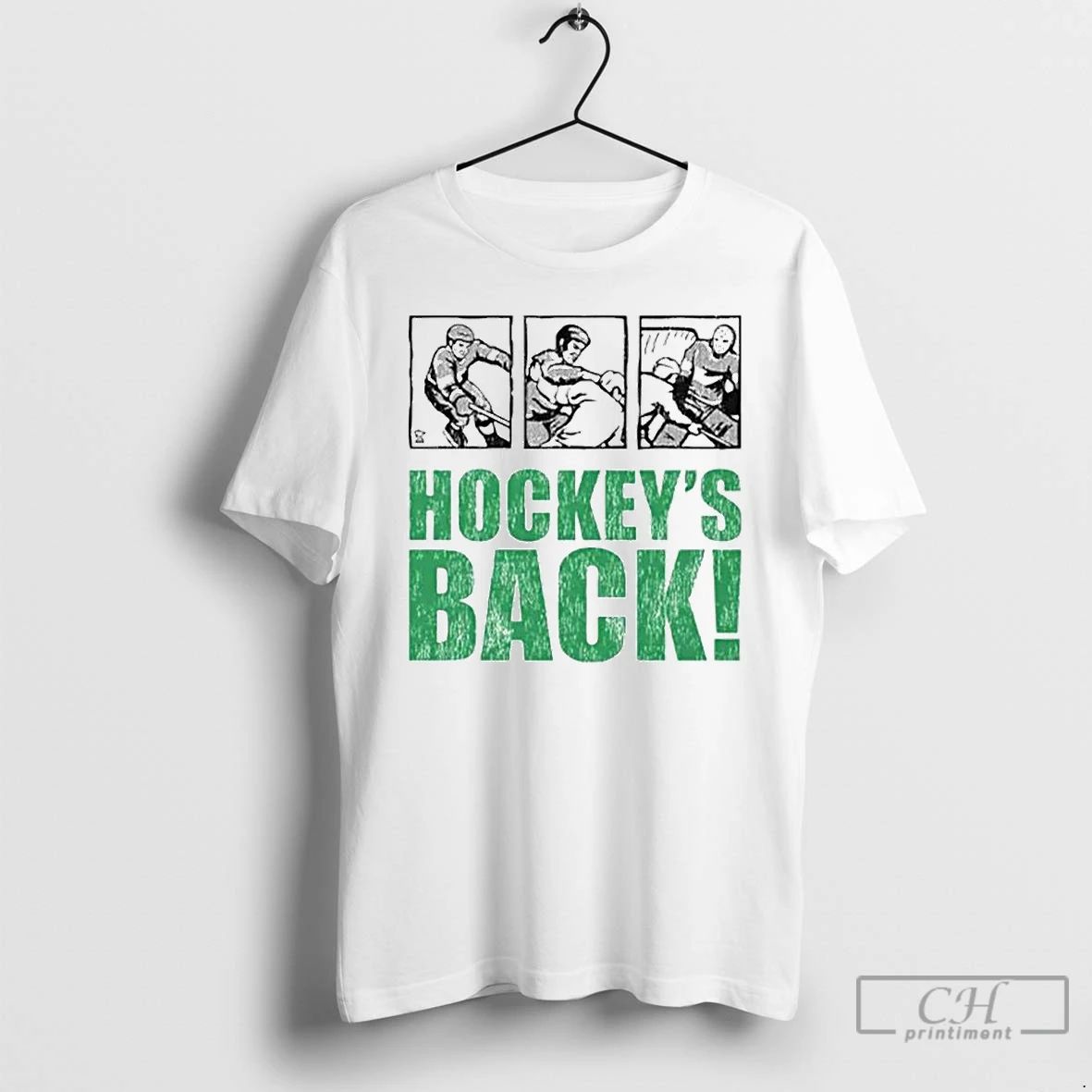 Classic Hockeys Back Ornaments T Shirts
