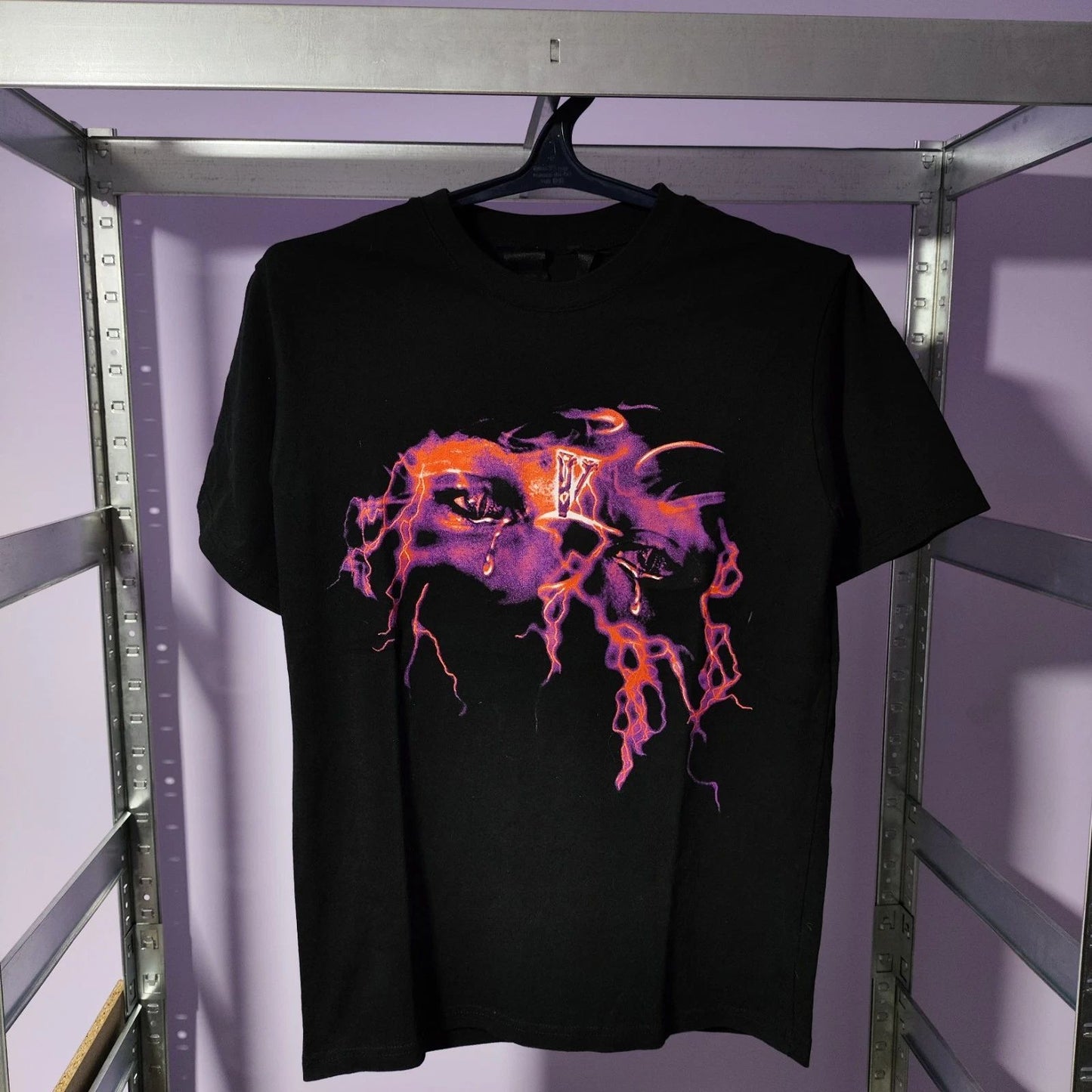 Vlone NBA Youngboy Never Broke Again Shirt Mens Small Black Eyes Street *Flaws