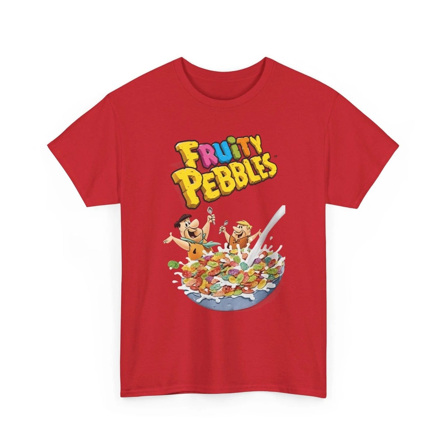 Fruit Pebbles Tee, Cereal Lovers Shirt, Breakfast Graphic T-Shirt, Foodie Gift