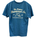 Quiksilver Boardshort Co T Shirt Adult Small Blue Surf Graphic Tee