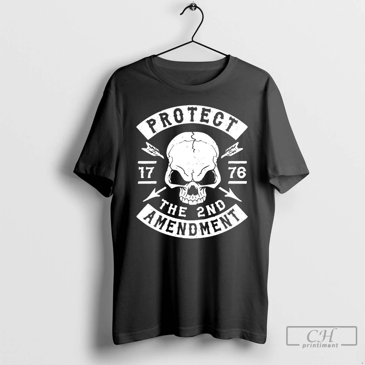 Classic Skull Protect The 2nd Amendment T Shirts