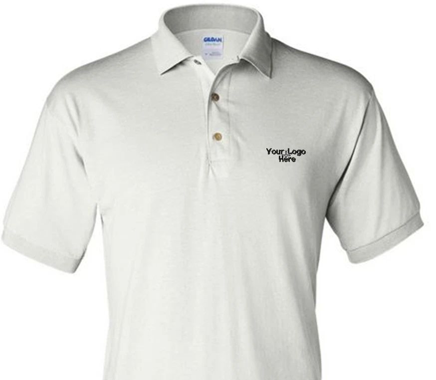 Polo Shirt Custom Embroidery Your Logo Free setup