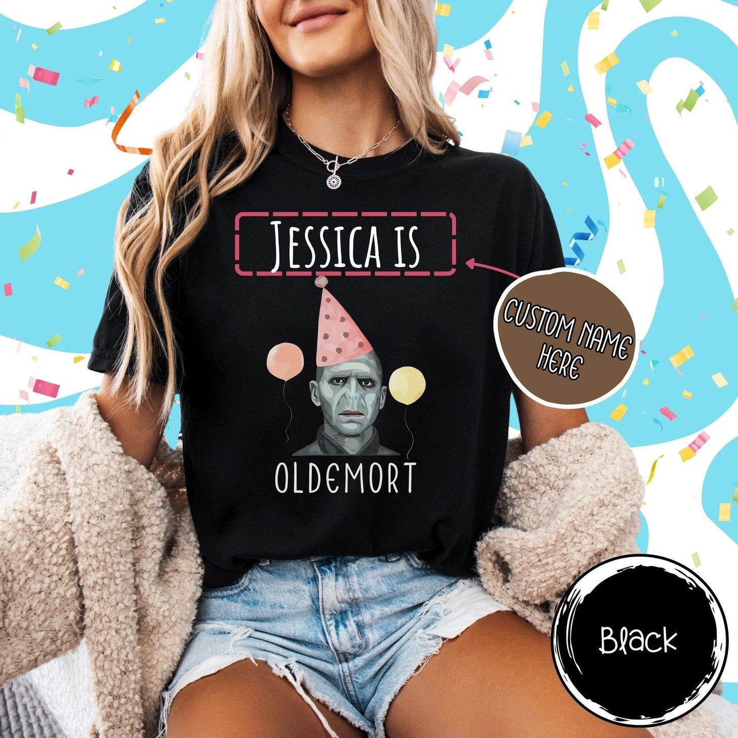 Personalized Birthday Wizard Tee Shirt  Custom Name Fantasy Tshirt   30th 35th