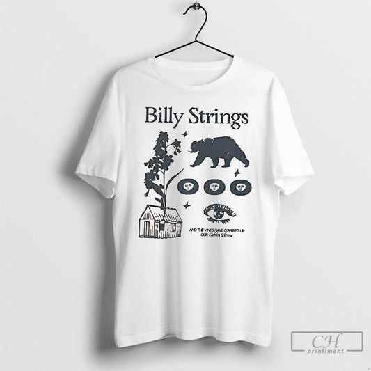 Classic Billy Strings Cabin Artwork T Shirts