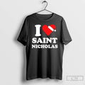 Premium Santa Claus Hat I Love Saint Nicholas Cage Merry Christmas T Shirts