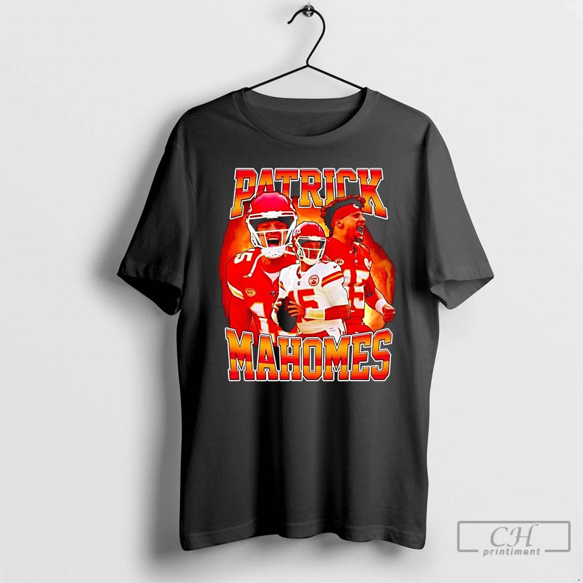 Classic Patrick Mahomes Graphic Collage Chiefs T Shirts