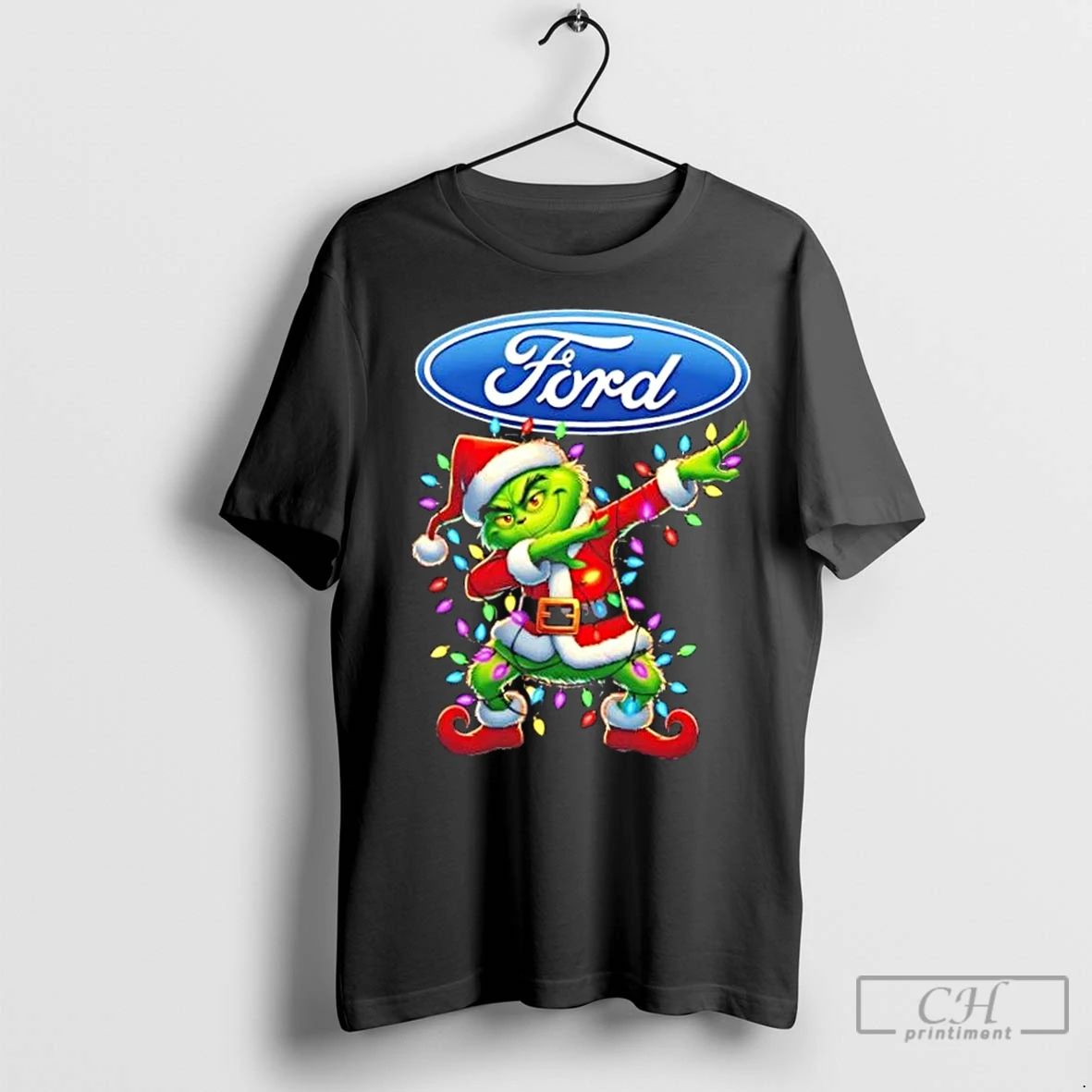 Classic Ford Motor X Grinch Dabbing Merry Christmas