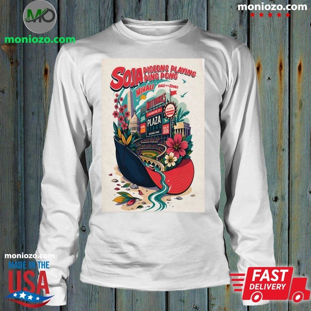 Original SOJA 8 1 2026 Washington DC Poster Shirt