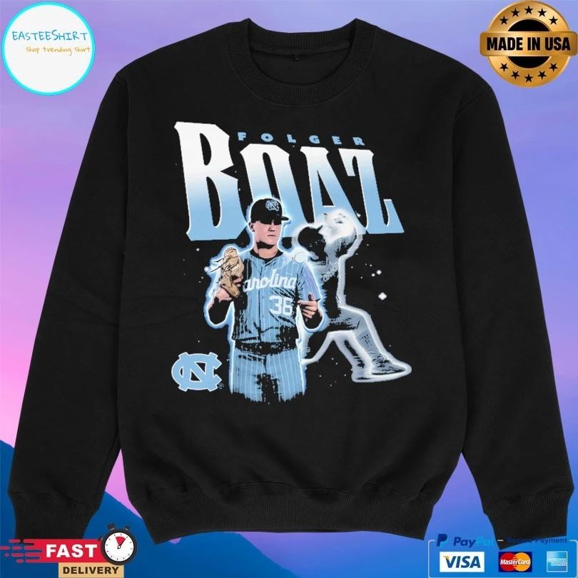 North Carolina Tar Heels Unc Joseph Folger Boaz T-shirt