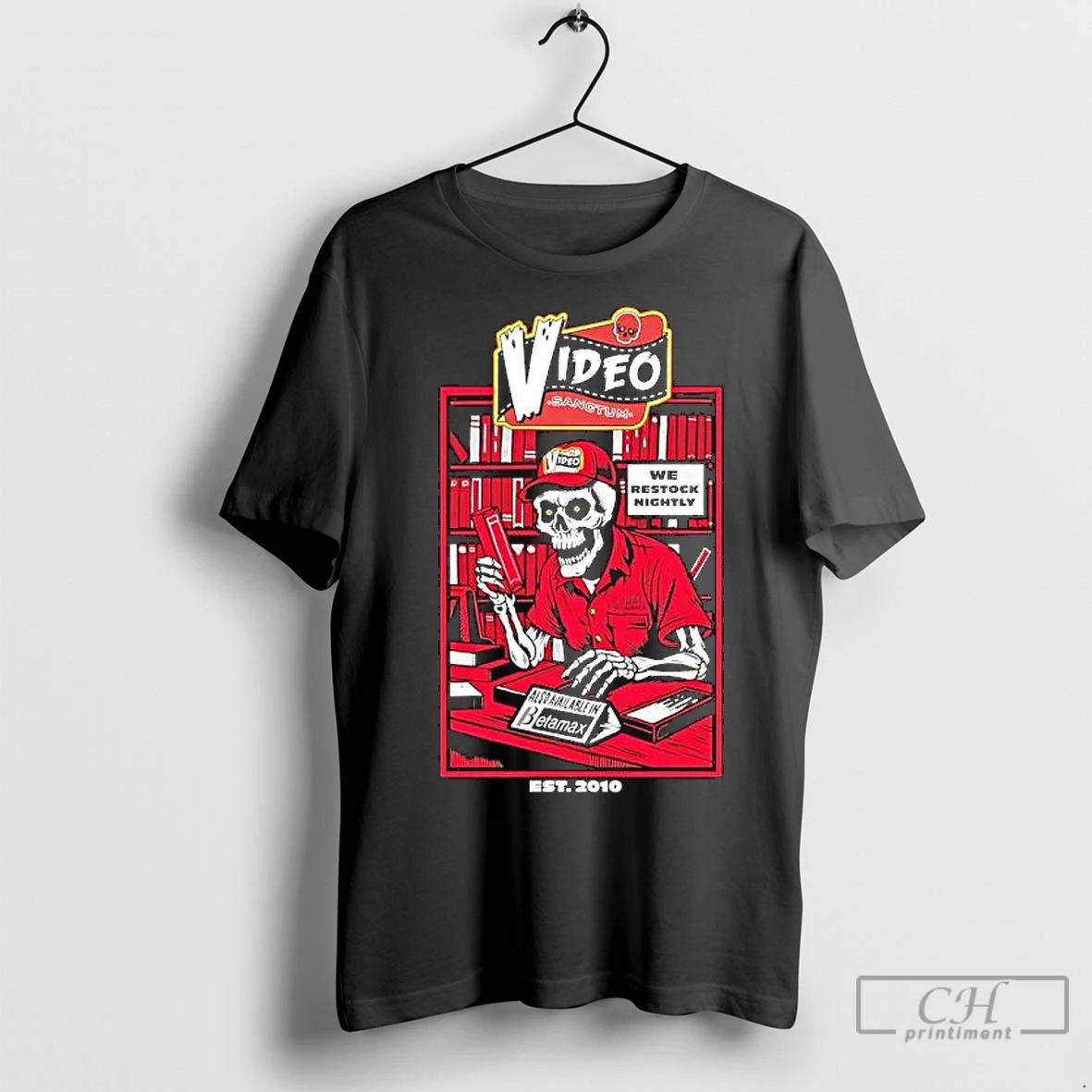 Classic Video Sanctum We Restock Nightly Also Available In Betamax Skeleton Graphic