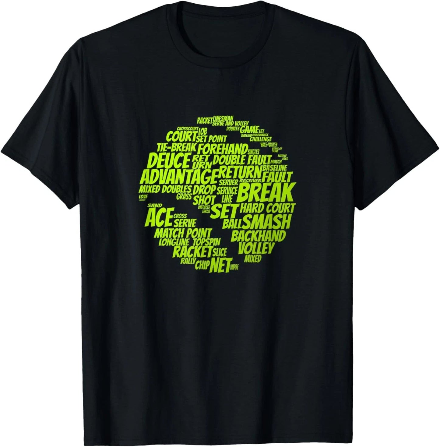 Tennis Terms Tennis Player Playing Tennis Ball T-Shirt