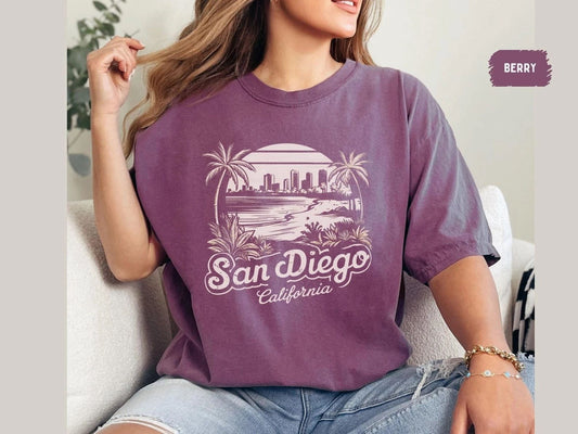 San Diego Shirt Gift Travel Trip California Lovers Souvenir Tee