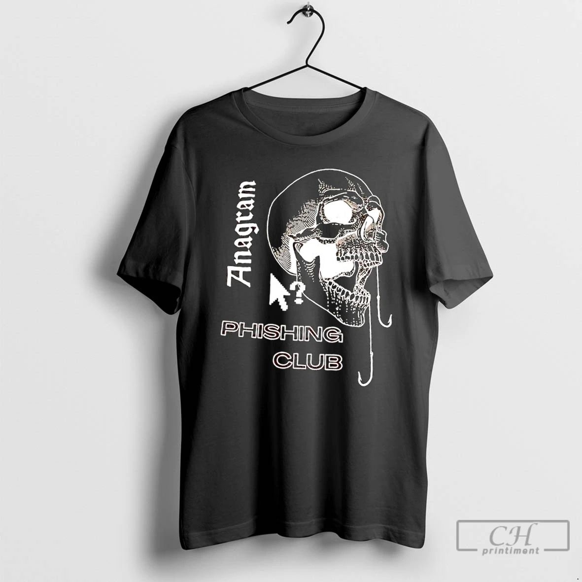 Classic Anagram Phishing Club Skull T Shirts