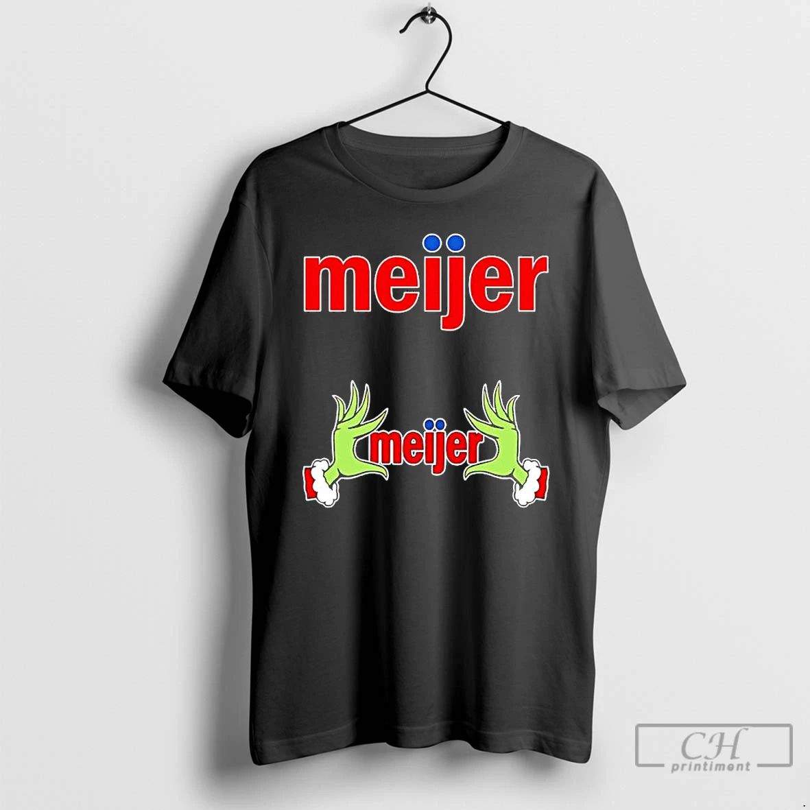 Classic Meijer X Grinch Hands Merry Christmas T Shirts