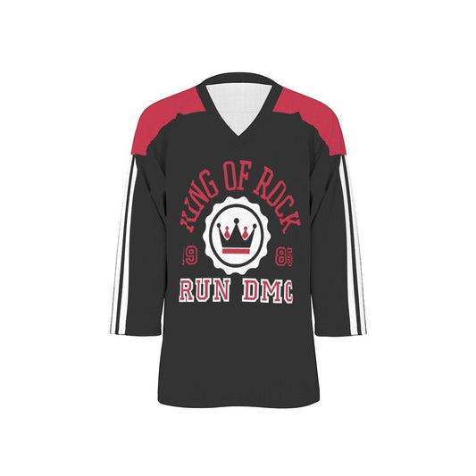 RUN DMC - King of Rock - V-neck Hockey Jersey