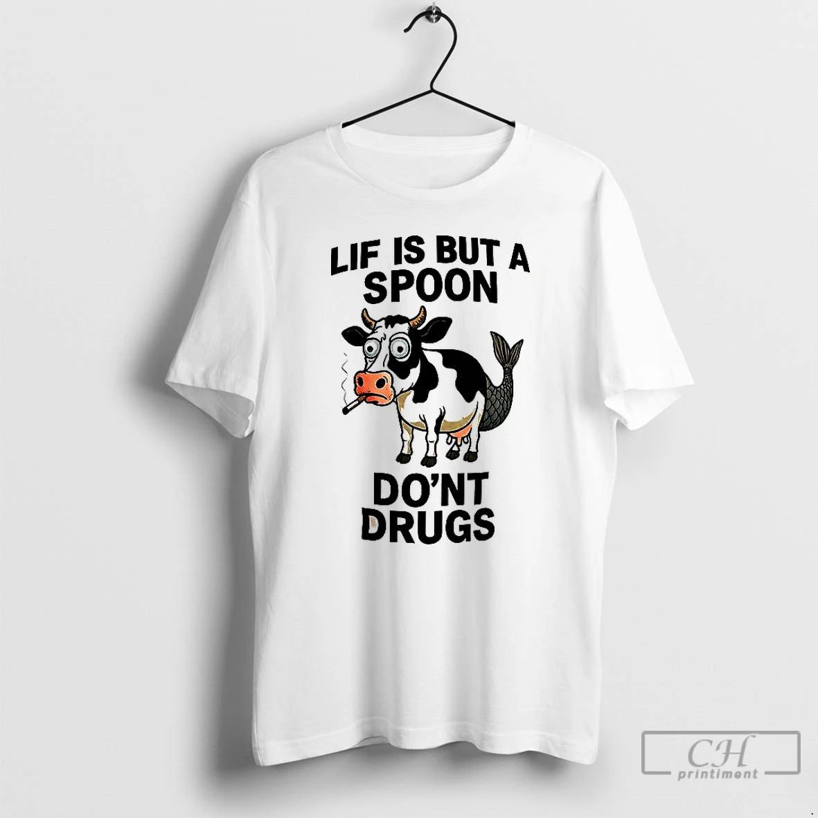Premium Lif Is But A Spoon Dont Drugs T Shirts