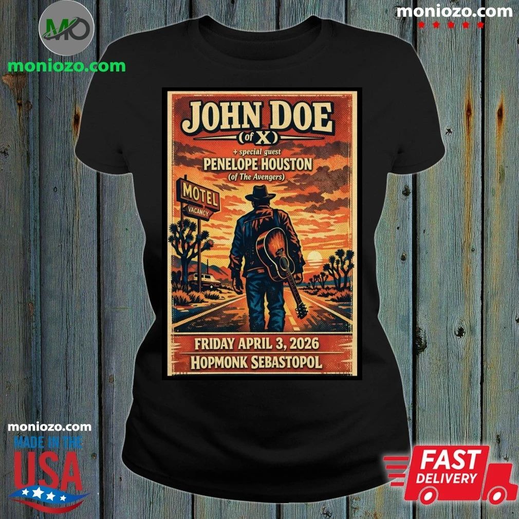 John Doe Sebastopol CA April 3 2026 Poster Shirt