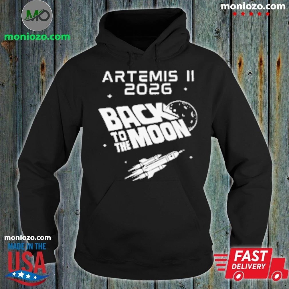 Original Artemis II 2026 Back to the Moon T-Shirt