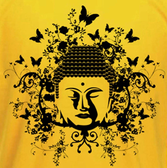 BUDDHA T-SHIRT - Buddhist Zen Yoga Meditation Buddhism - Choice of 9 Colours