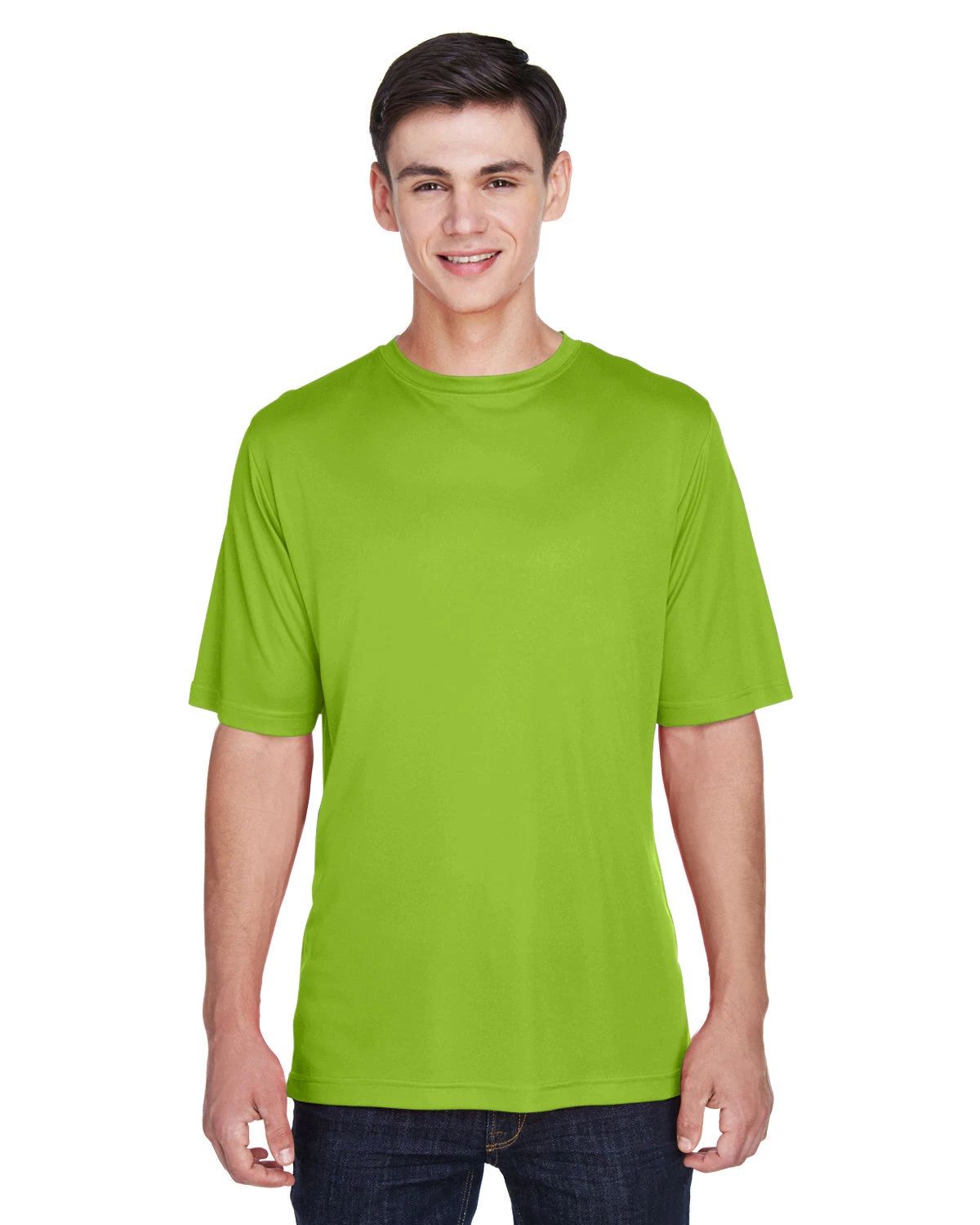 Team 365 TT11 Mens 100% Polyester Tee Zone Performance Stylish Plain T Shirt
