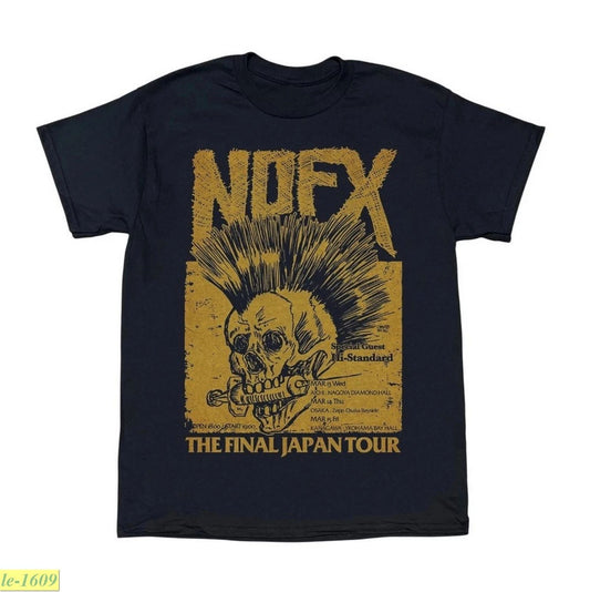 New!! Nofx The Final Japan Tour Black Unisex T-shirt Size S-5XL