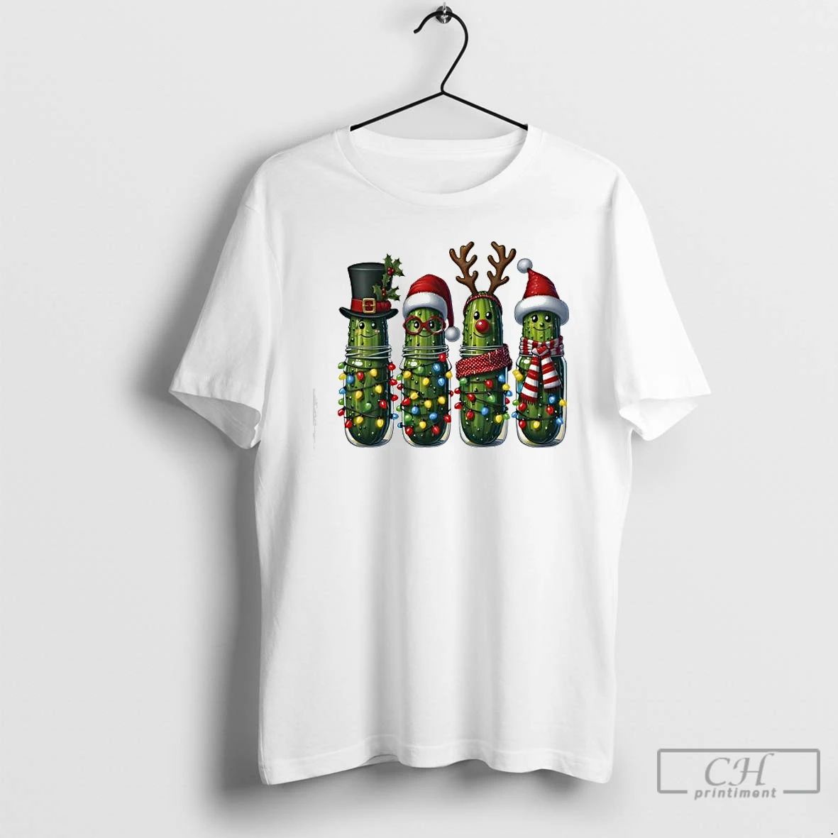 Premium Christmas Pickles Pickle Lover Holiday T Shirts